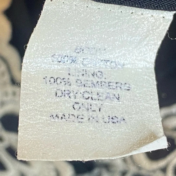 THREAD Social Embroidered Strap Midj Dress Pockets Overlay Black White Floral 0 - Picture 10 of 10